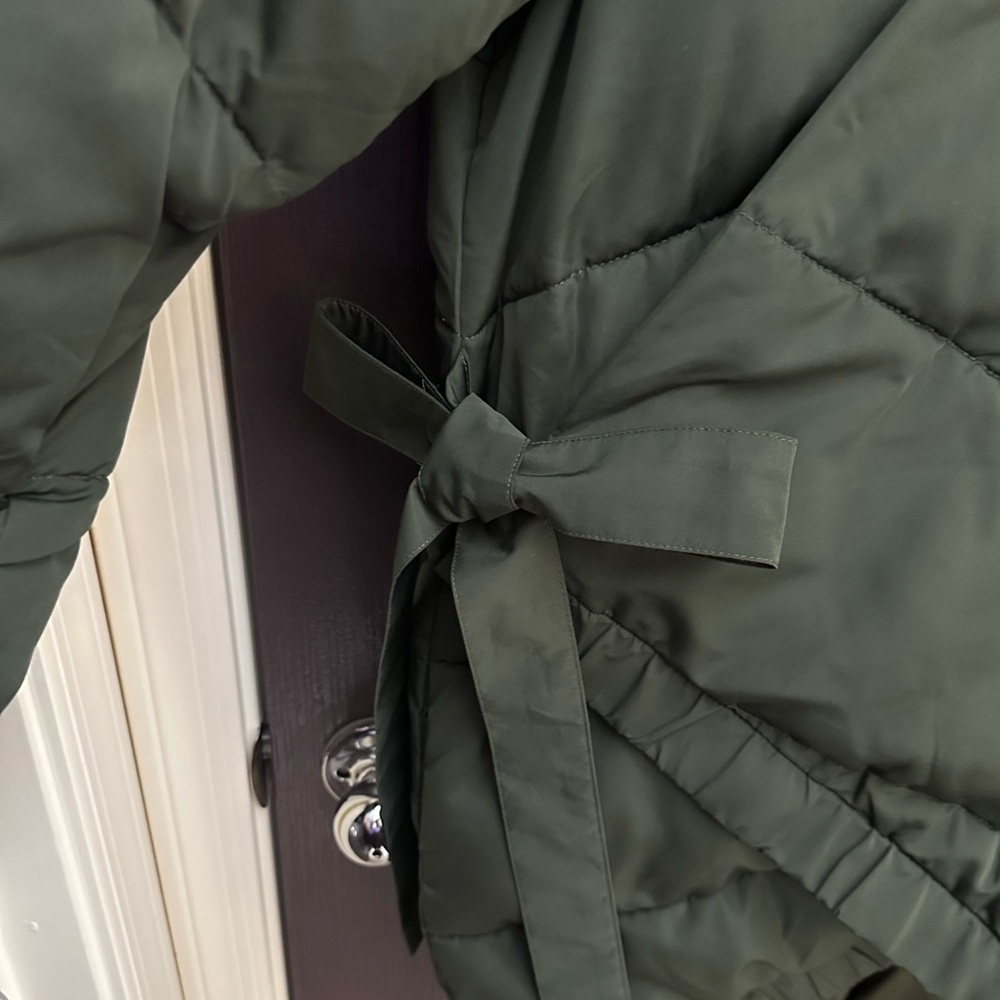 Universal Standards Green Puffer Jacket Plus Size… - image 5